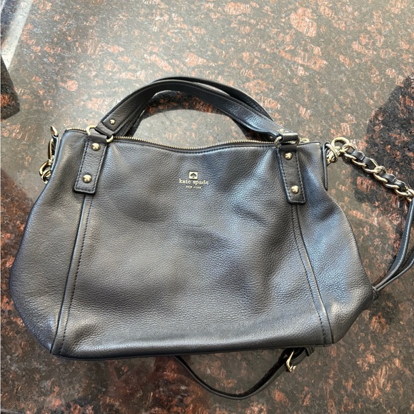 Kate Spade Black Leather Handbag Kori - Picture 2 of 6